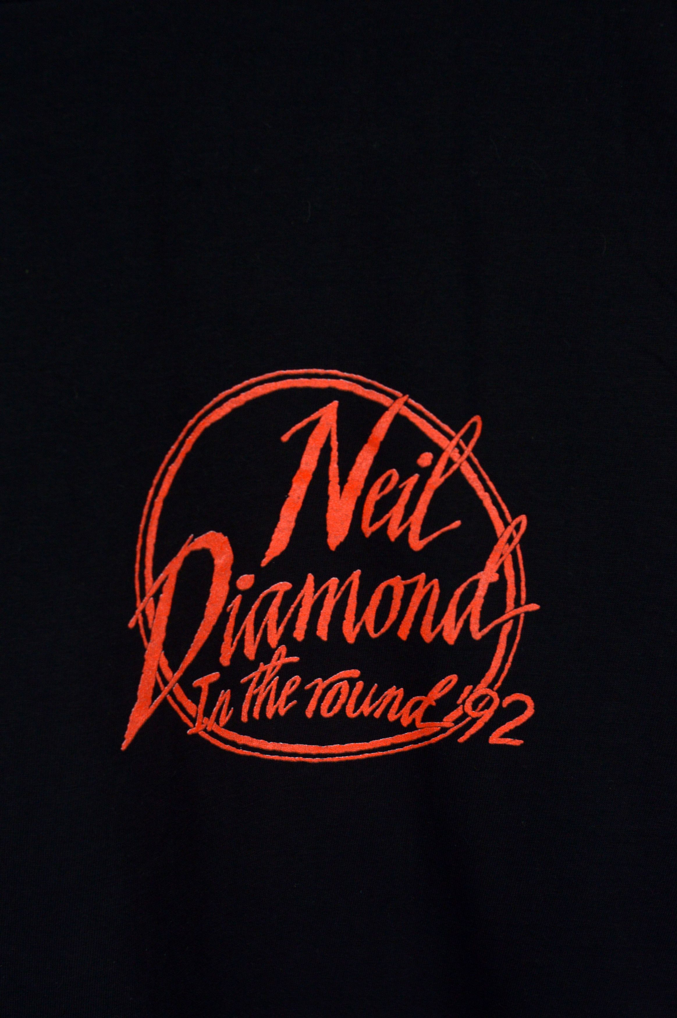 Band Tees × Vintage Vintage Neil Diamond In The Round 1992 t shirt Size US XL / EU 56 / 4 - 3 Thumbnail