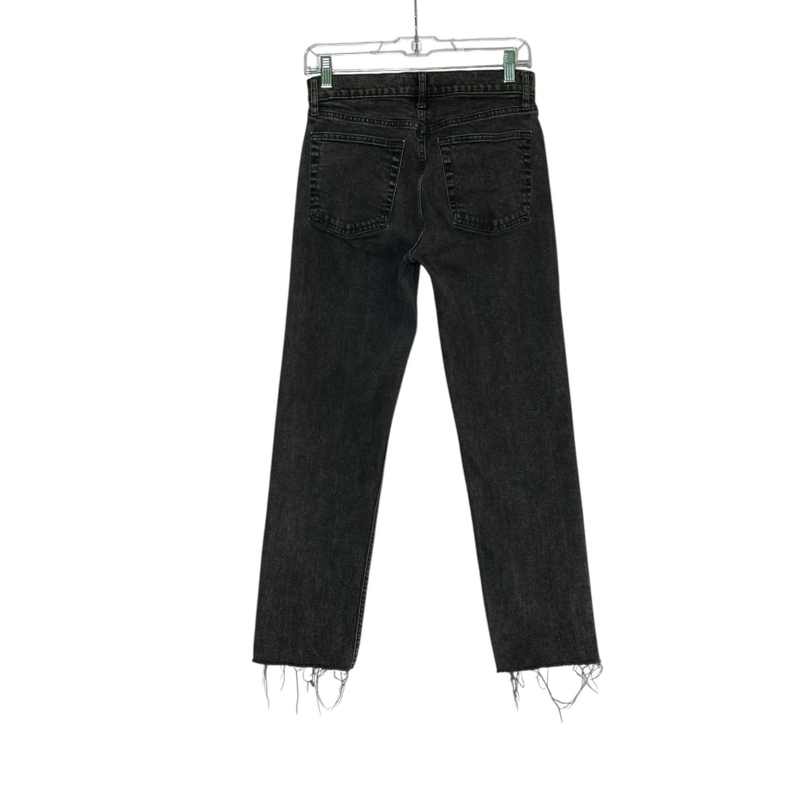 Gap Gap black regular fit straight high rise ankle jeans size 27 Size 28" / US 6 / IT 42 - 10 Thumbnail
