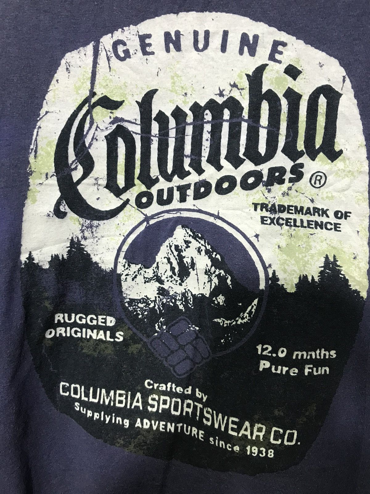 Columbia Vintage90s Columbia Outdoors T-shirt Size US XL / EU 56 / 4 - 3 Thumbnail