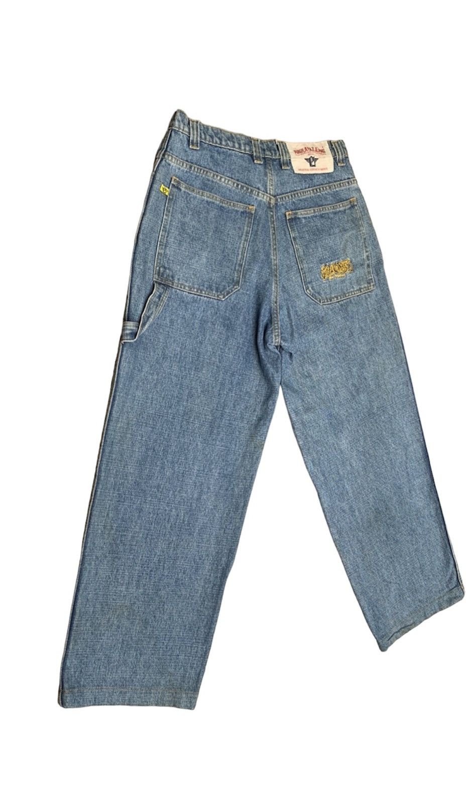 Japanese Brand Vtg PUREPLAYAZ Jeans Baggy Carpenter Like Jnco Hip Hop Pant Size US 31 - 6 Thumbnail