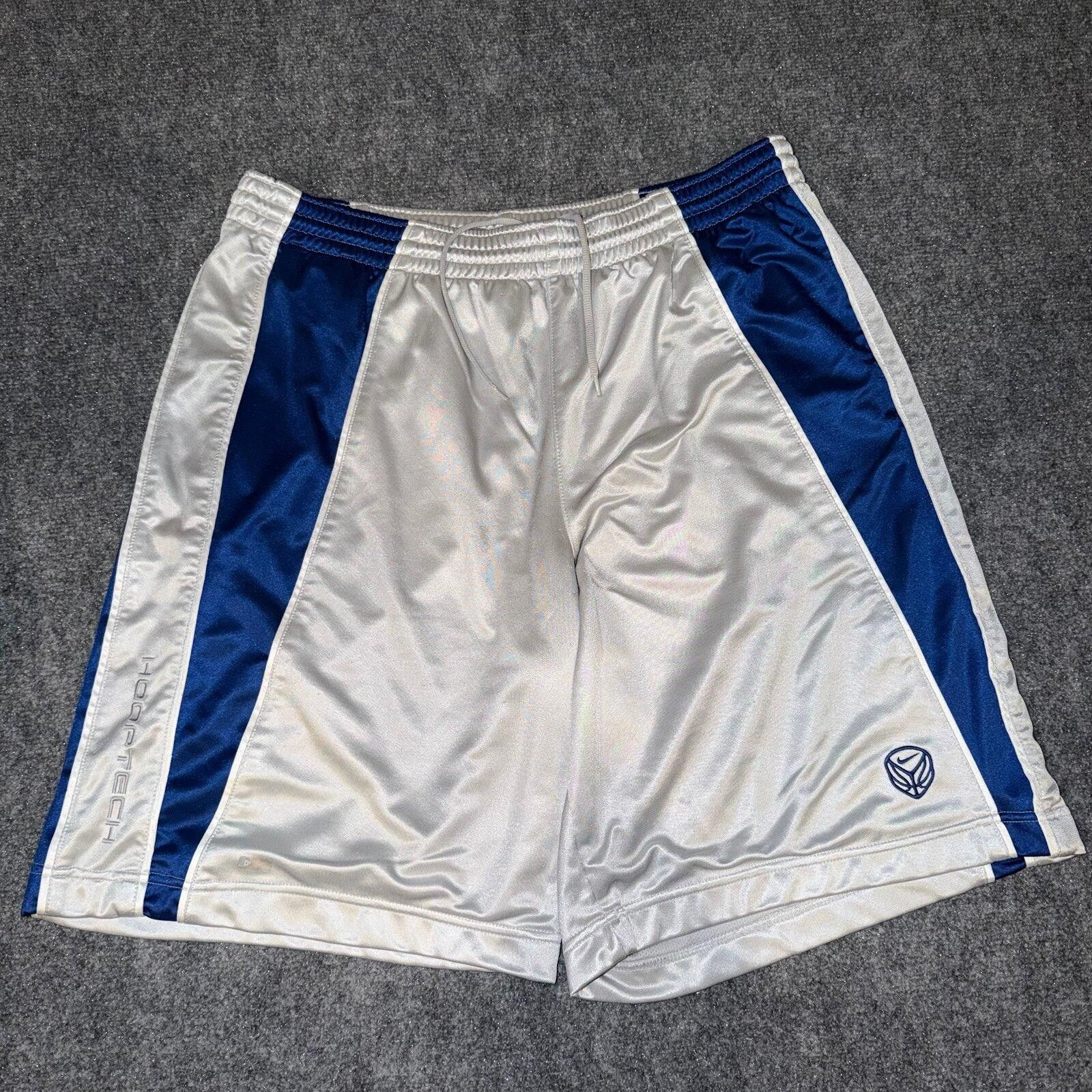 Nike Nike Hoop Tech Silver/Blue Dazzle Baggy Hoop Shorts Mens XL Size US 36 / EU 52 - 1 Thumbnail