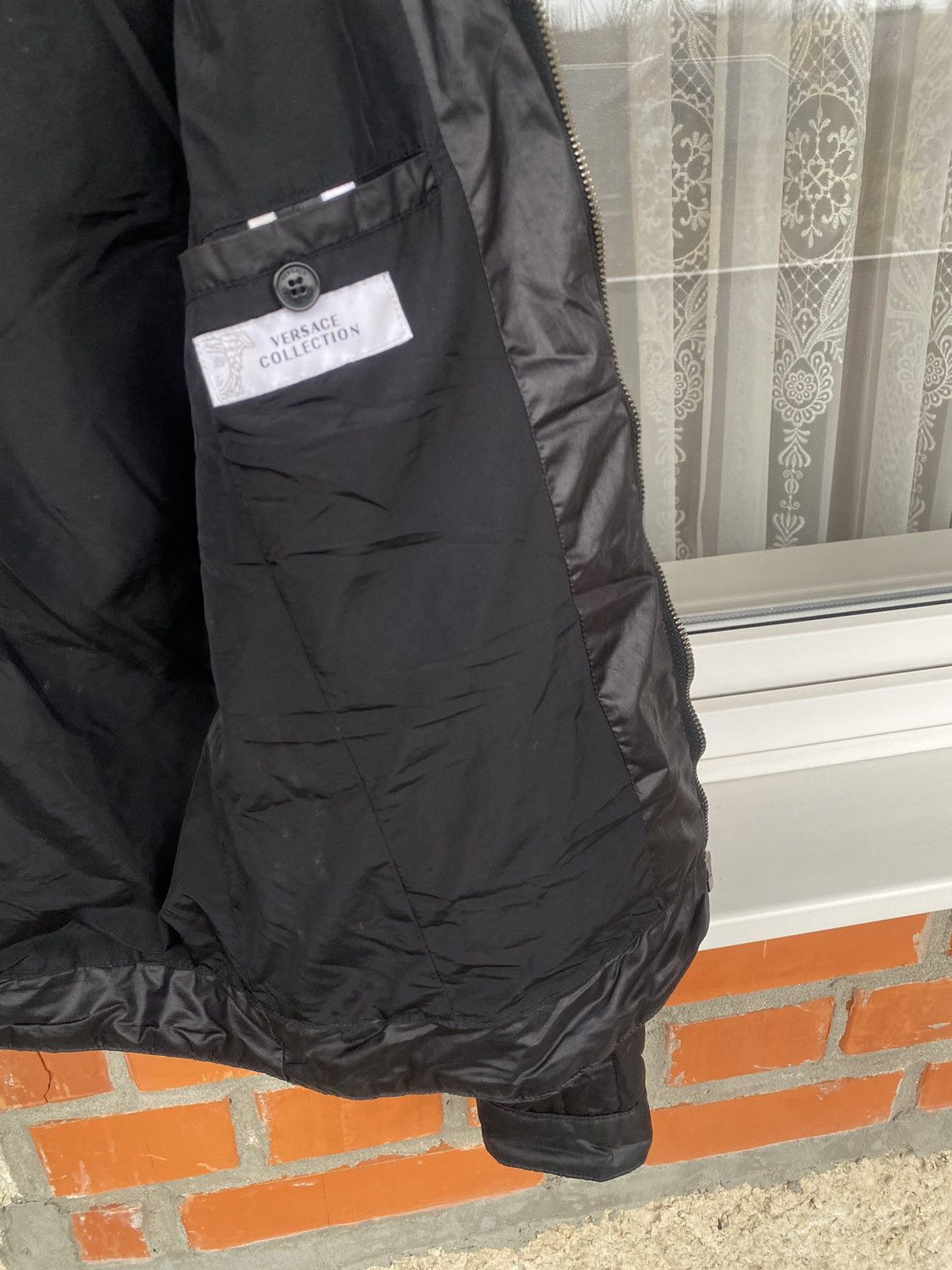 Versace 🖤Gianni Versace Collection Quilted Moto Jacket Size US S / EU 44-46 / 1 - 7 Thumbnail