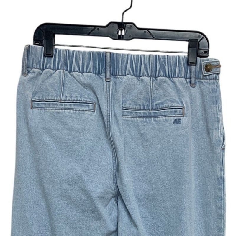 American Eagle Outfitters New American Eagle Womens 6 Strigid Wide Leg Denim Jeans Size 28" / US 6 / IT 42 - 4 Thumbnail