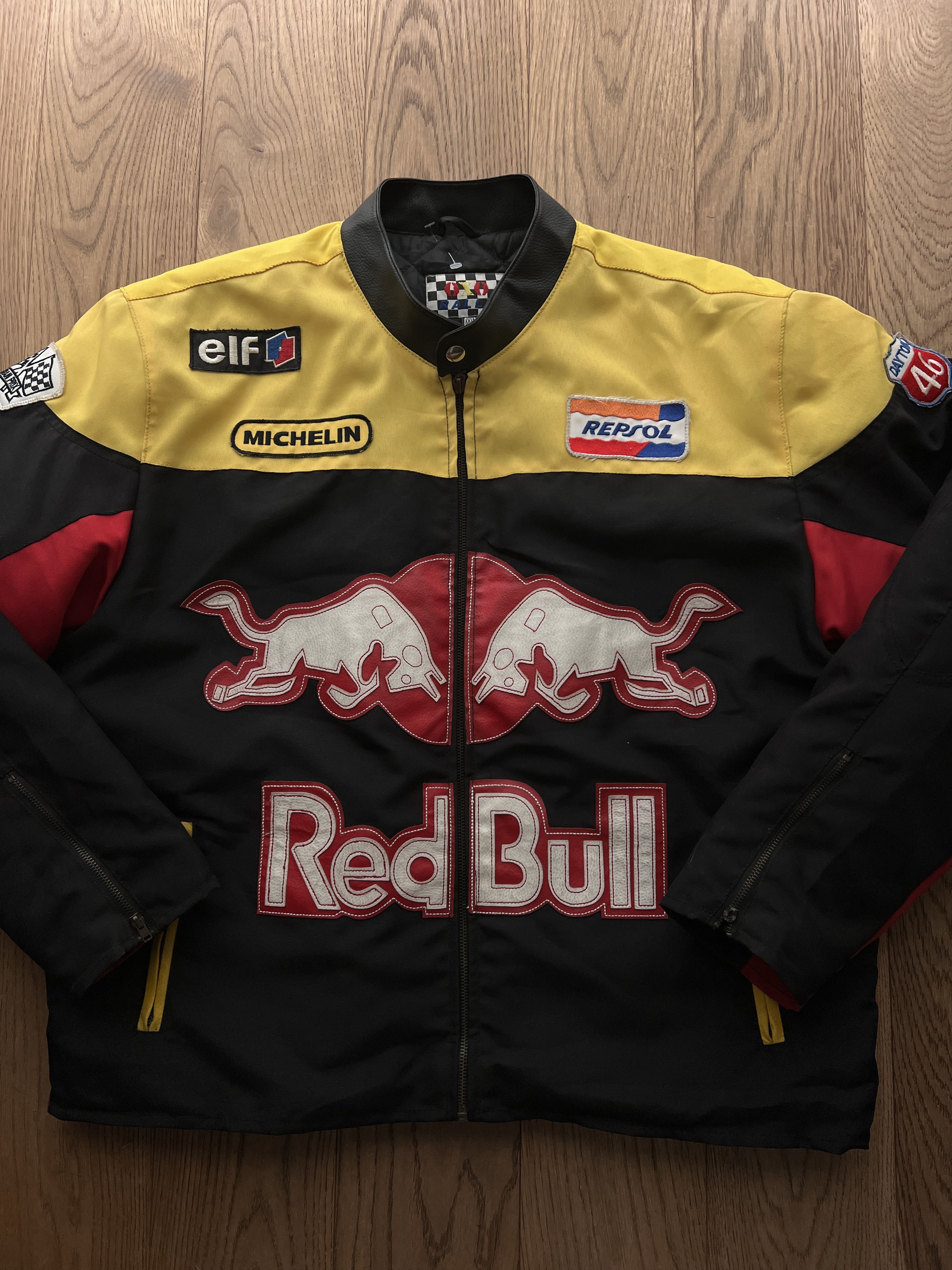 Red Bull CRAZY! Red Bull Vintage 2000s Racing bomber jacket baggy y2k Size US L / EU 52-54 / 3 - 5 Thumbnail