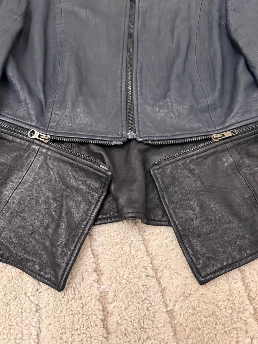 Vintage Christopher Kane Moto Multi-Zip Leather Jacket Size S / US 4 / IT 40 - 4 Thumbnail
