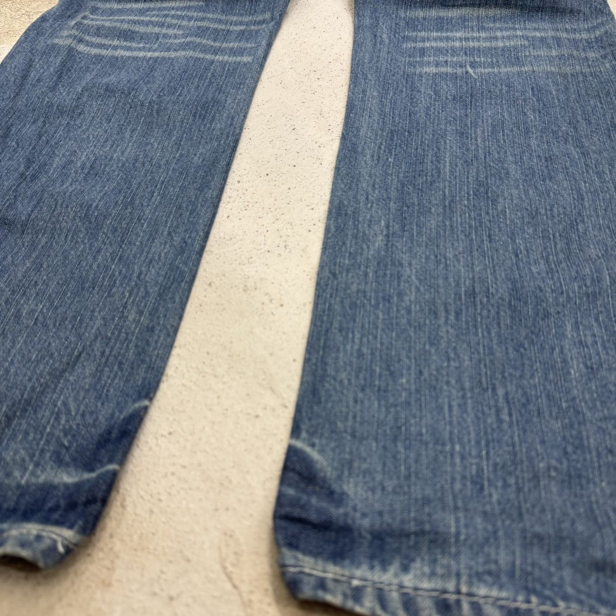 Japanese Brand Vintage Buckle Back Pants Blue Moon Blue Denim Pants Size US 29 - 13 Thumbnail