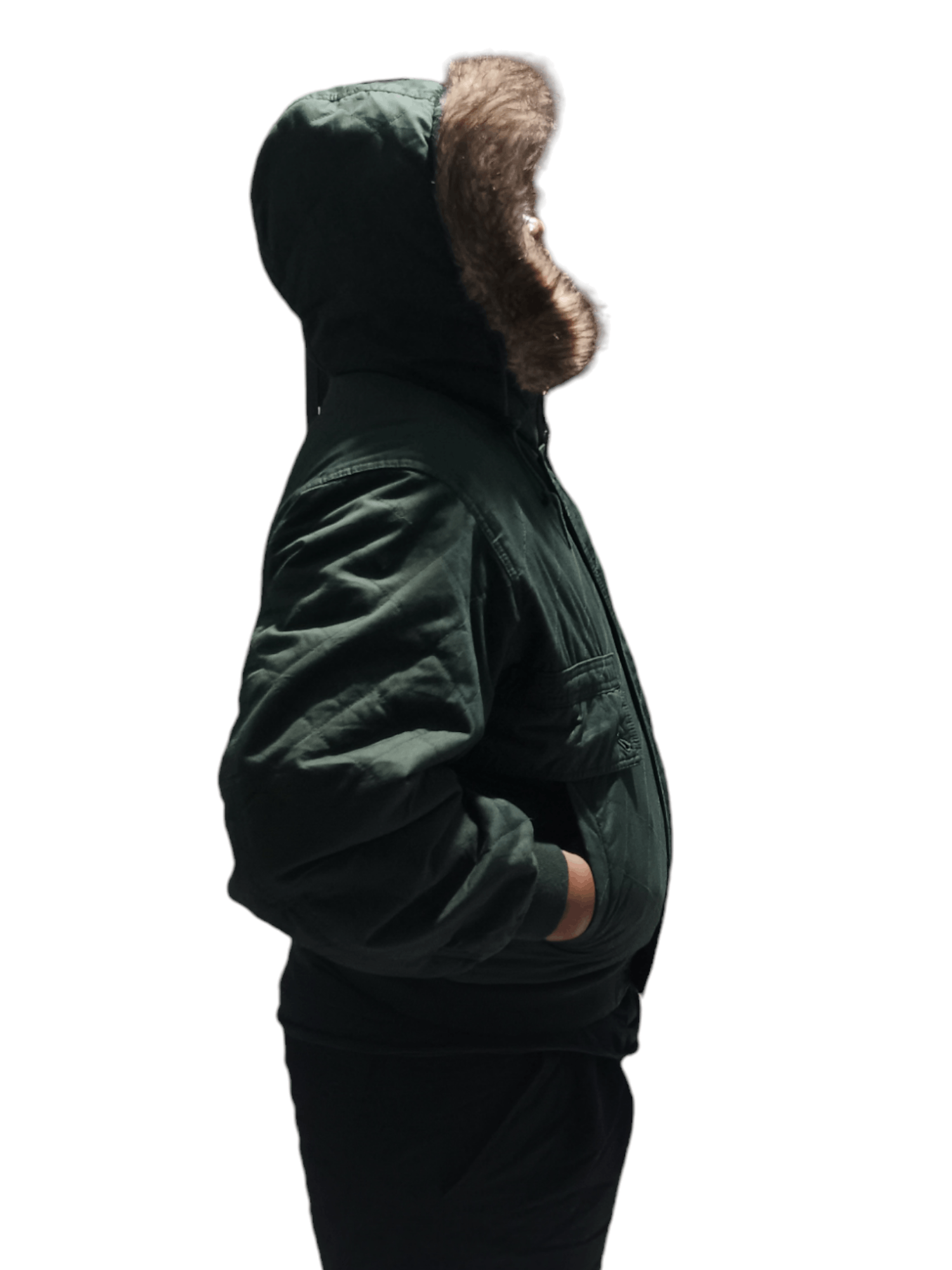 If Six Was Nine × Le Grande Bleu (L.G.B.) × Vintage Vintage mikebirnies fur hoodie sherpa lined jacket Size US XL / EU 56 / 4 - 12 Thumbnail
