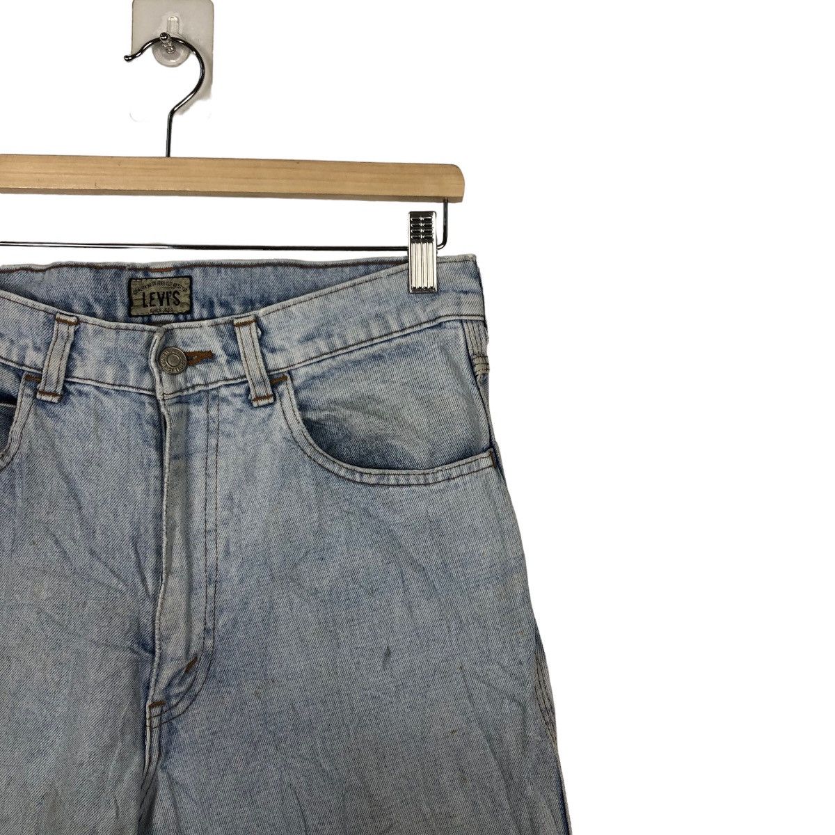 Levi's 🔥80’s Vintage Levi’s Acid Wash Design Straight Cut Denim Size US 28 / EU 44 - 5 Thumbnail
