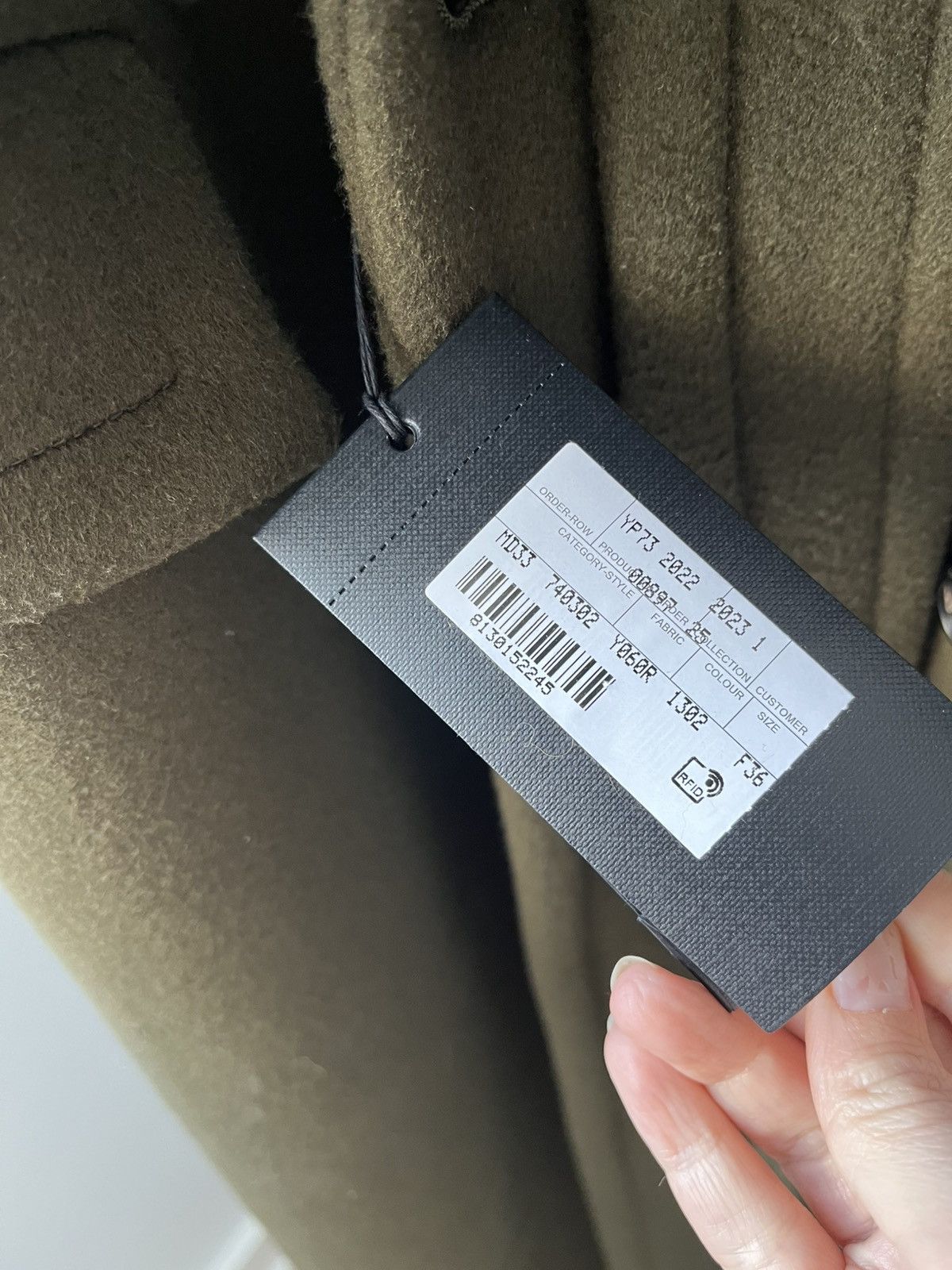 Saint Laurent Paris SAINT LAURENT Oversized Belted Double-Breasted Wool Coat Size S / US 4 / IT 40 - 3 Thumbnail