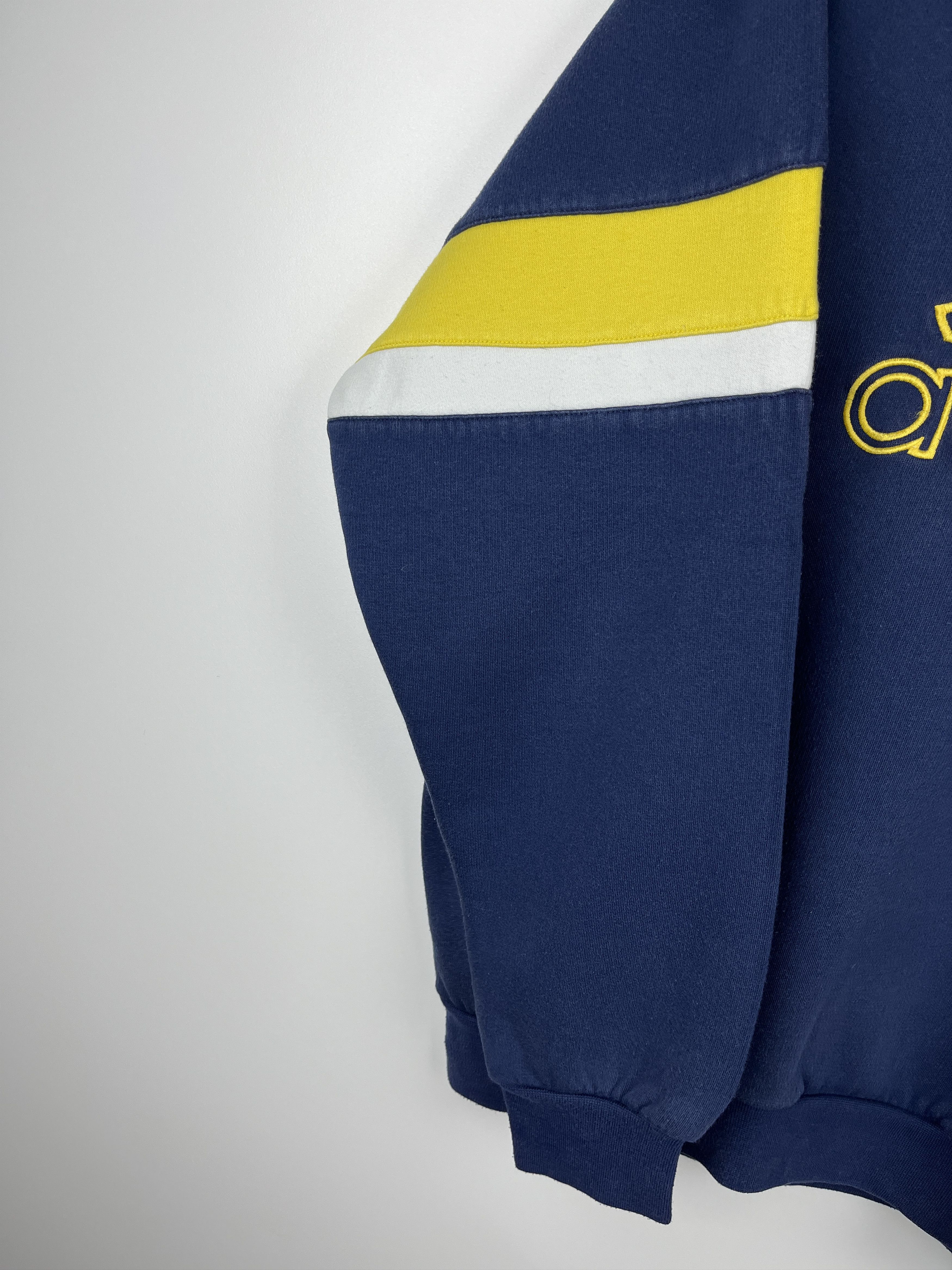 Adidas × Vintage 90's Adidas Big Embroidered Logo Vintage Sweatshirt Size US M / EU 48-50 / 2 - 10 Thumbnail