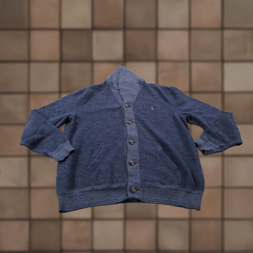 Polo Ralph Lauren VINTAGE Polo Ralph Lauren Sweater Cardigan Mens L Blue Polo Ralph Lauren Cardigan L Mens Blue 80s 90s Golf Size US L / EU 52-54 / 3 - 1 Thumbnail