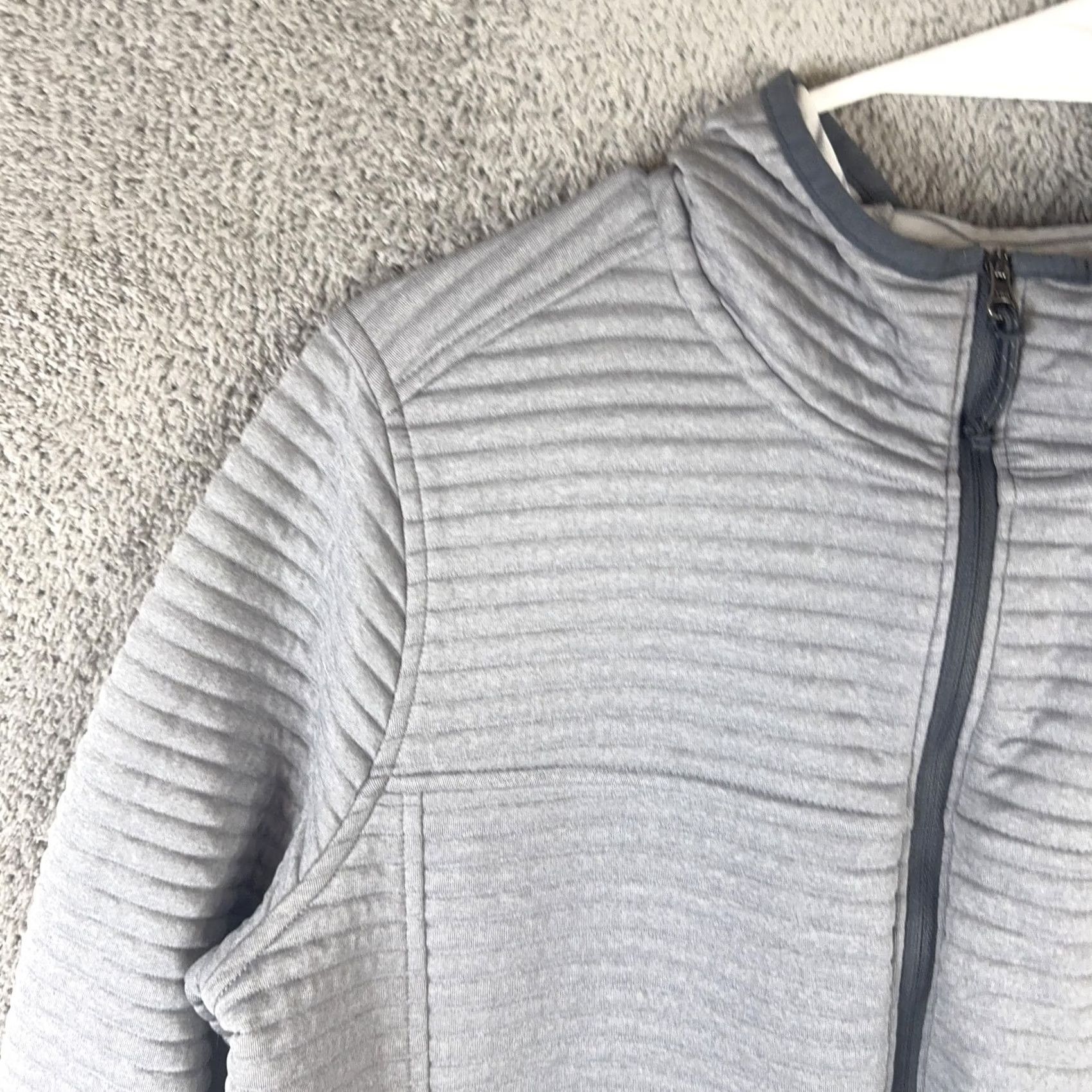 Vintage L.L.Bean Fleece Jacket Mens M Gray Hooded Quilted Full Zip Outdoor Jacket Size US M / EU 48-50 / 2 - 5 Thumbnail