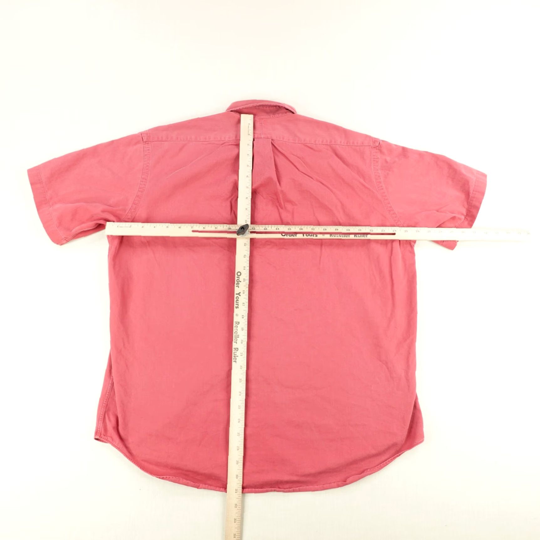 Ralph Lauren VINTAGE Ralph Lauren Shirt Mens L Pink Blake Twill Button-Up Pony Logo Collared Short Sleeve Classic Preppy Mens Size US L / EU 52-54 / 3 - 6 Thumbnail