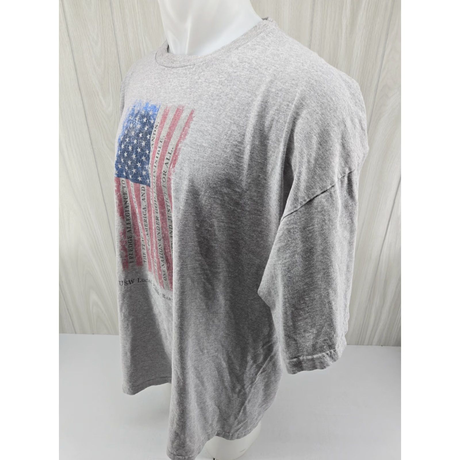 Vintage VINTAGE United Steelworkers USW Local 1535 Barton AL T shirt 3XL Union Made Size US XXL / EU 58 / 5 - 6 Thumbnail