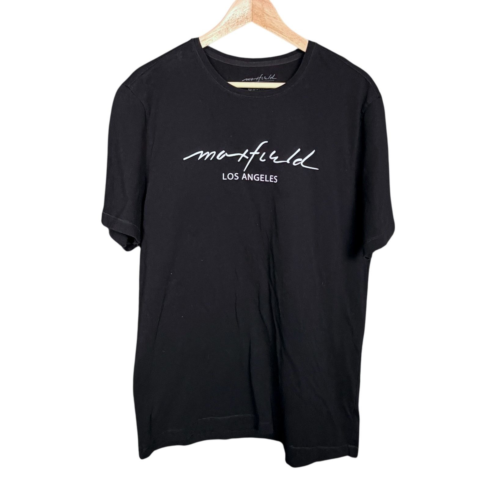 Maxfield Los Angeles Maxfield Los Angeles Black Streetwear Lux Shirt Cotton L Size US L / EU 52-54 / 3 - 6 Thumbnail