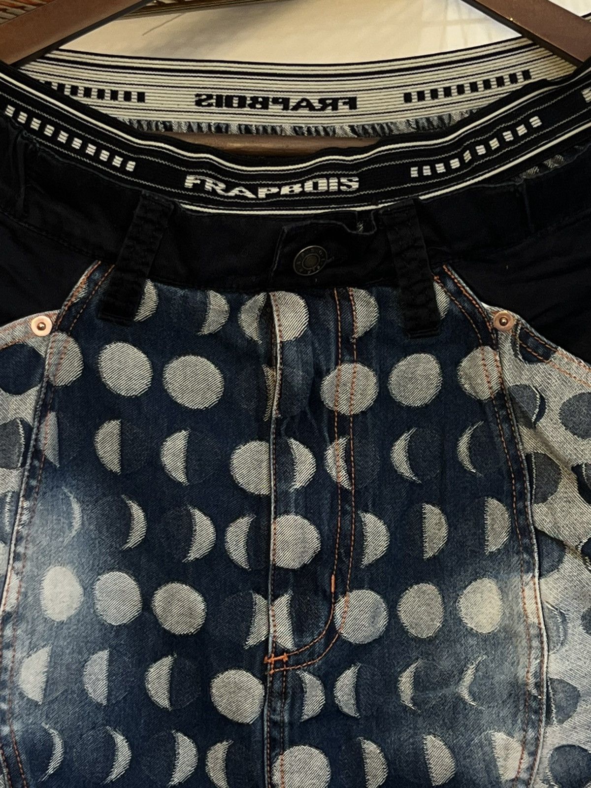 Frapbois Frapbois X Issey Miyake Moon Phase Lover boy Shorts Size US 34 / EU 50 - 2 Thumbnail