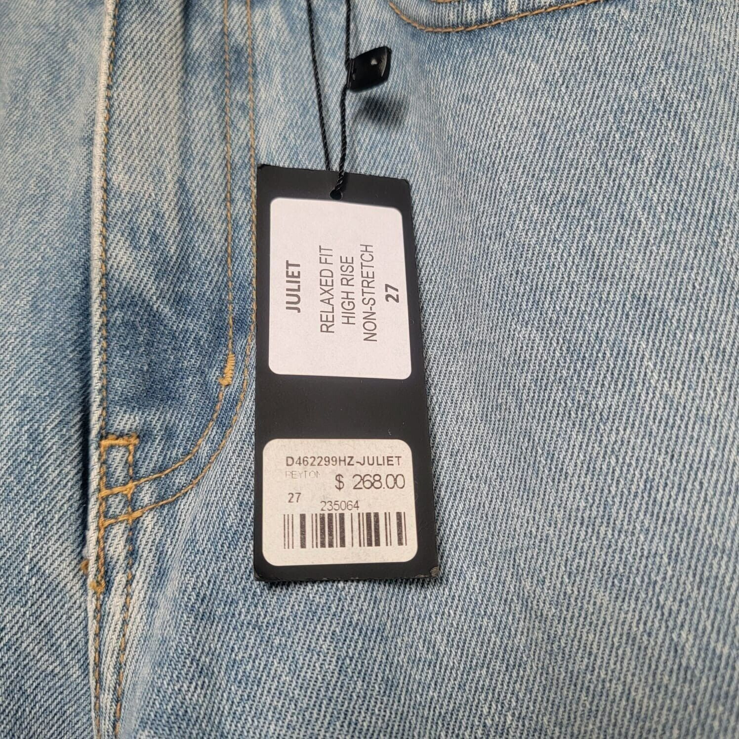 Other ⭐$230 Carmar Sz 27 Carmar Womens jean Black Juliet High-Rise Size 27" / US 4 / IT 40 - 7 Thumbnail