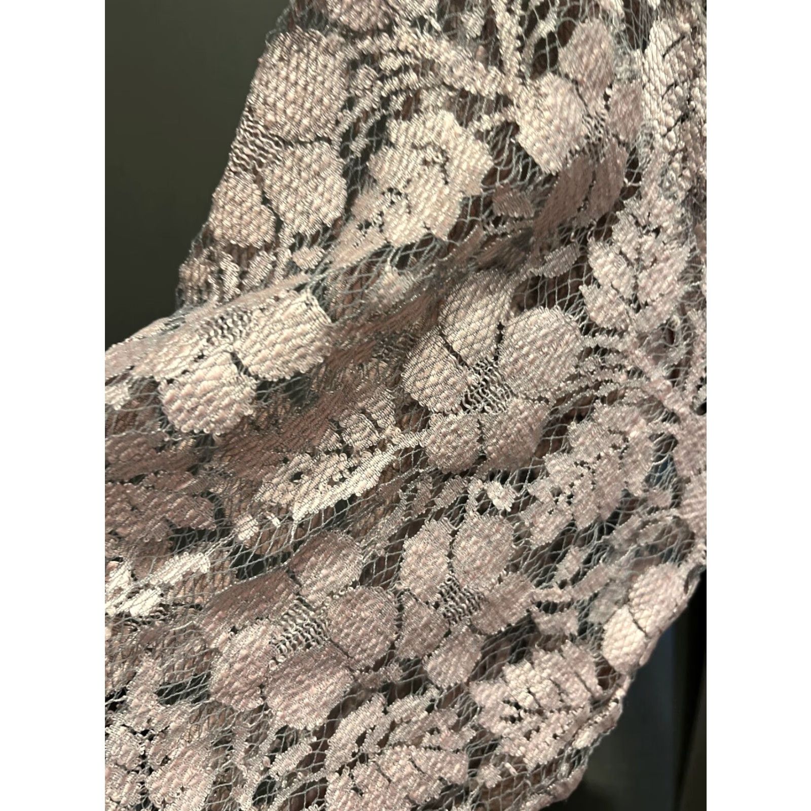Victoria's Secret VINTAGE Victoria’s Secret PINK LACE ROBE OS RAYON Satin Trim Belt Open Front Floral Lace 1980s Womens Kimono Belted Size ONE SIZE - 7 Thumbnail