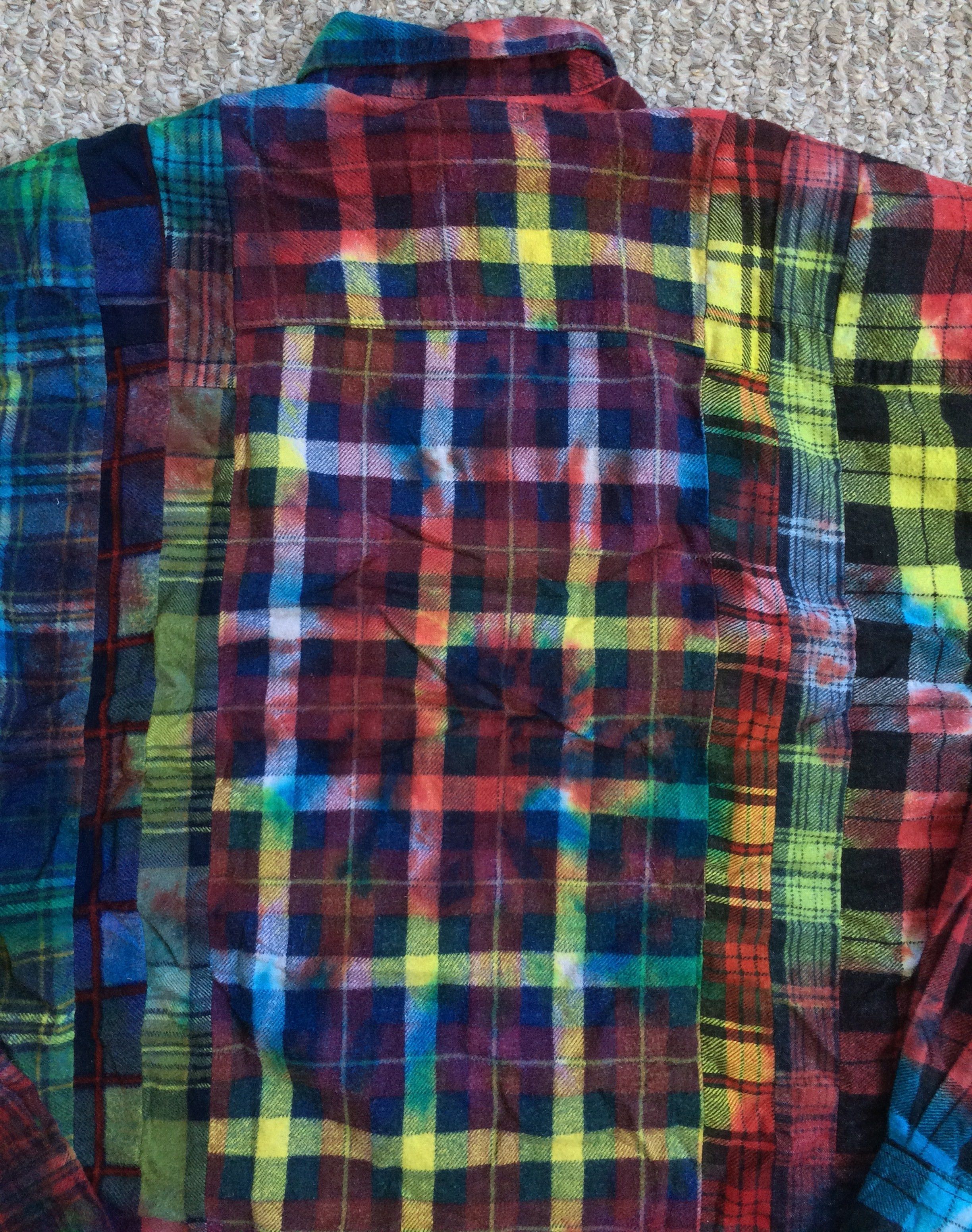 Needles Rebuild by Needles Wide 7 Cut Tie Dye Flannel Size US XL / EU 56 / 4 - 6 Thumbnail