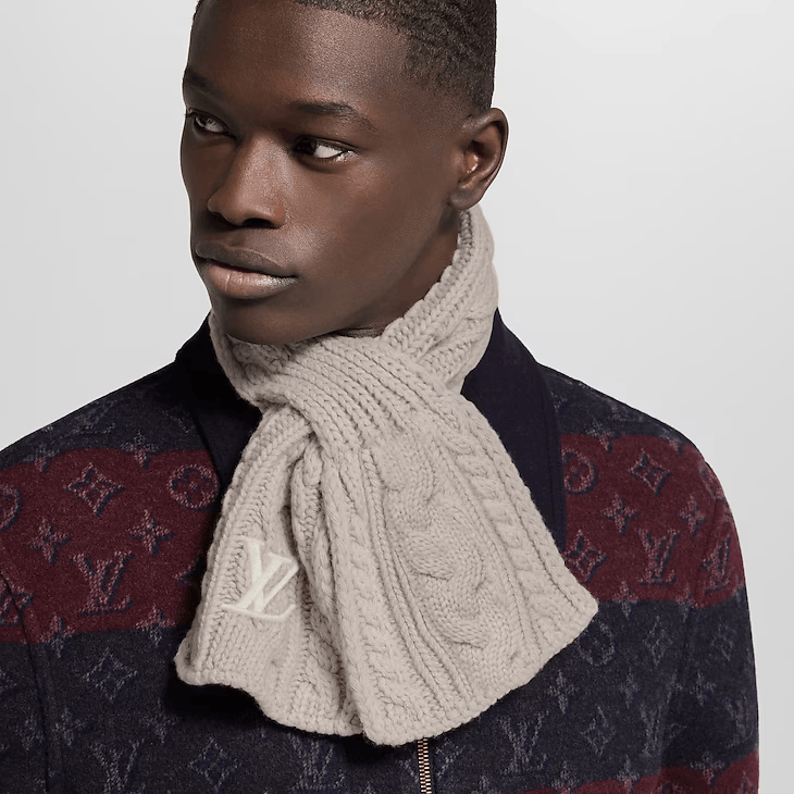Louis Vuitton Only LV Mini Cable Scarf Size ONE SIZE - 4 Thumbnail