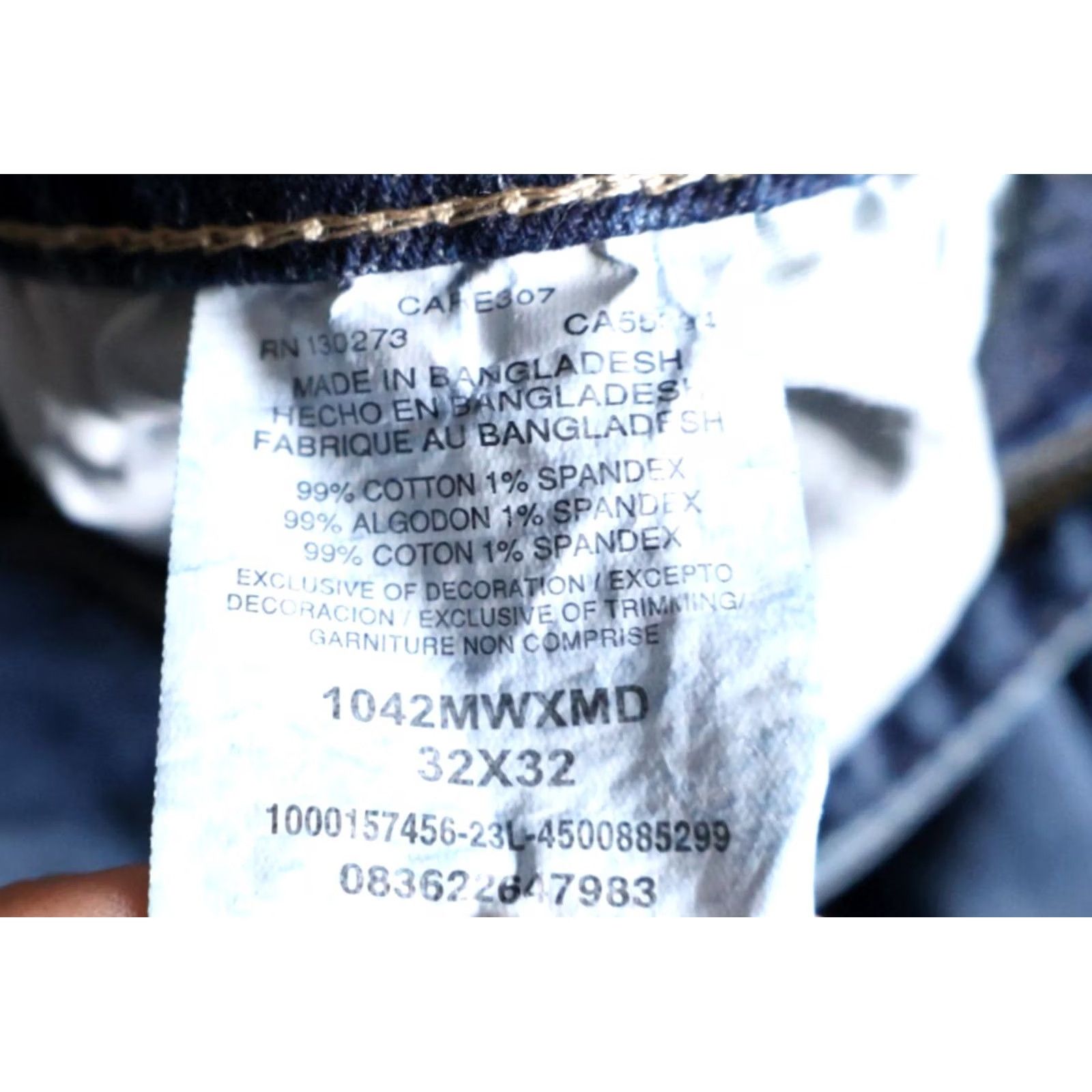 Wrangler Wrangler Jeans Men's 30 x 30 Blue Vintage Boot Style 42 Denim Cotton Elastane Zip Fly 5-Pocket Regular Inseam 30 Size US 30 / EU 46 - 4 Thumbnail