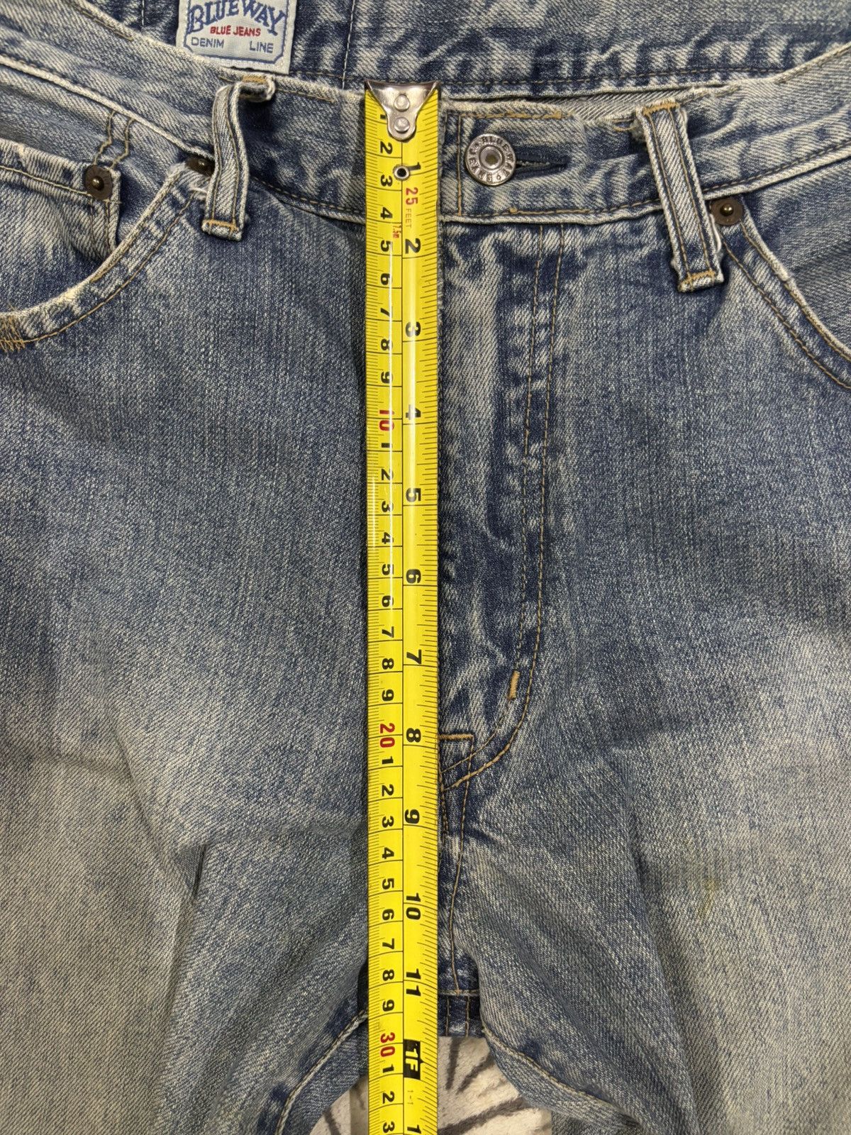 Blue Blue Japan Vintage Japanese Brand BlueWay Rusty Mud Wash Flare Jeans Size US 29 - 16 Thumbnail