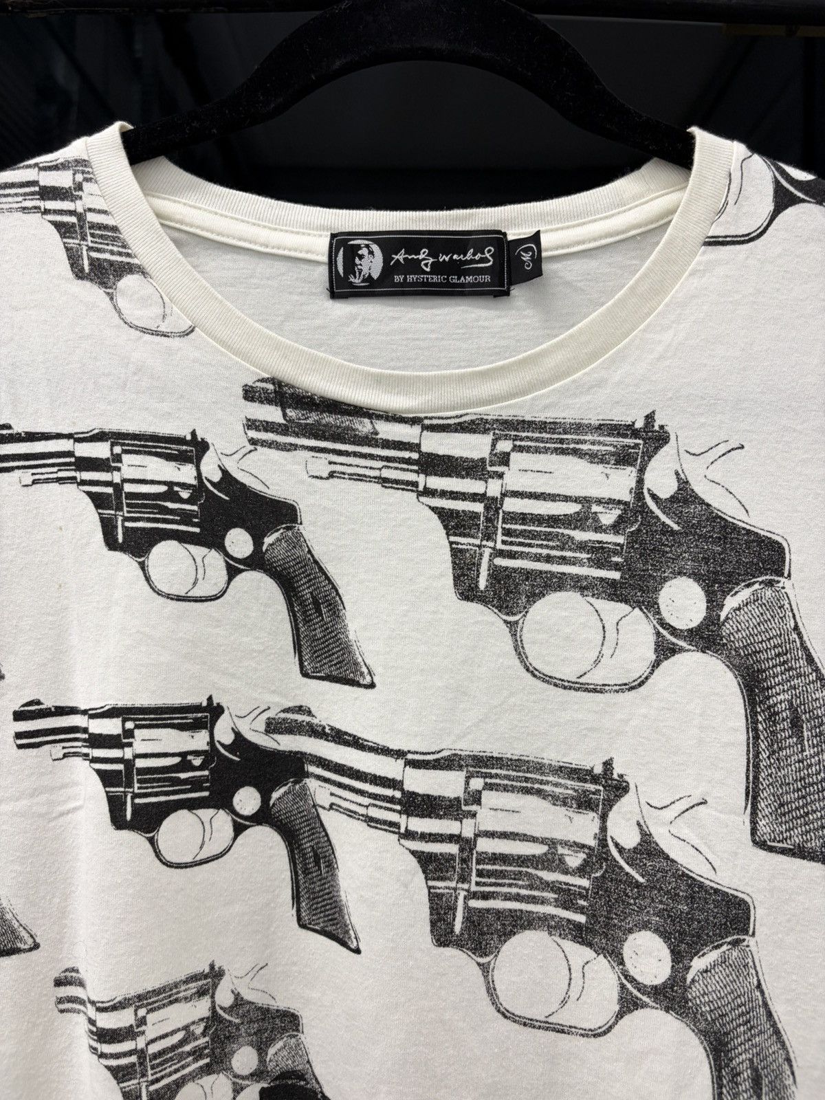 Andy Warhol × Hysteric Glamour AOP Hysteric Glamour Andy Warhol Gun Tee Size US M / EU 48-50 / 2 - 2 Thumbnail