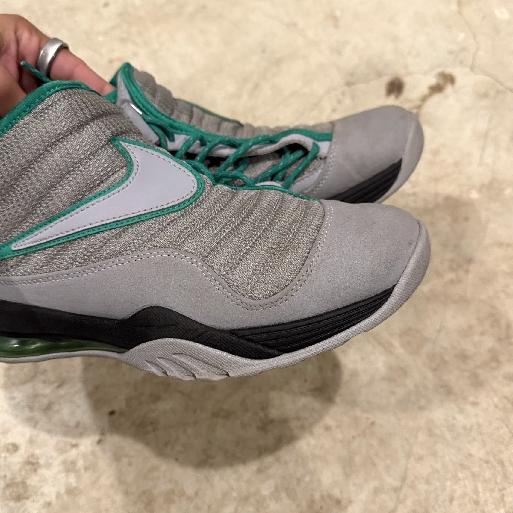 Nike Nike Air Max Shake Evolve Wolf Grey Stadium Green 2012 Rodman Gray Sz 8.5 Mens Sneaker Size US 9 / EU 42 - 3 Thumbnail