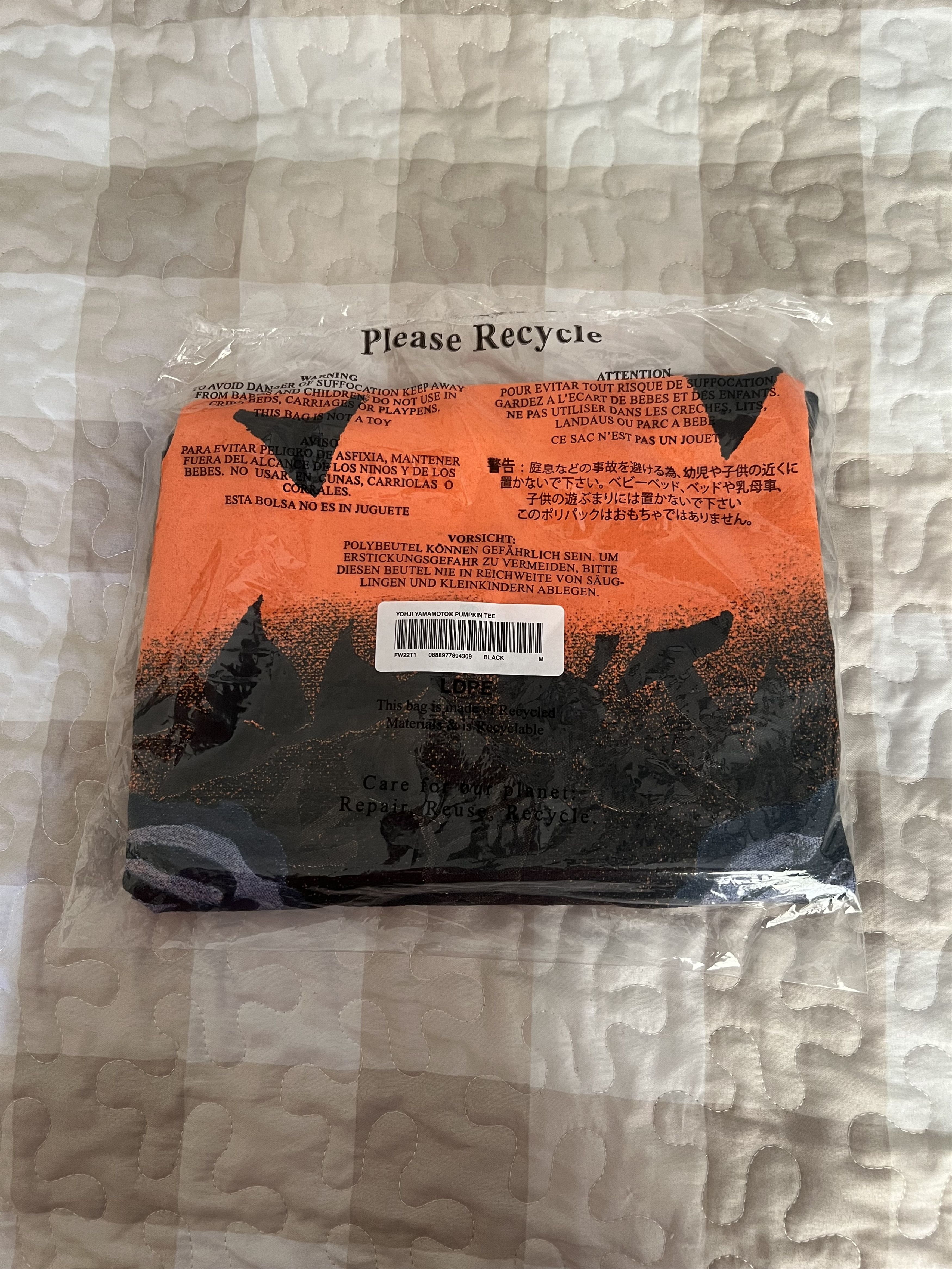 Supreme × Yohji Yamamoto Supreme x Yohji Yamamoto Pumpkin Tee Size US M / EU 48-50 / 2 - 3 Thumbnail