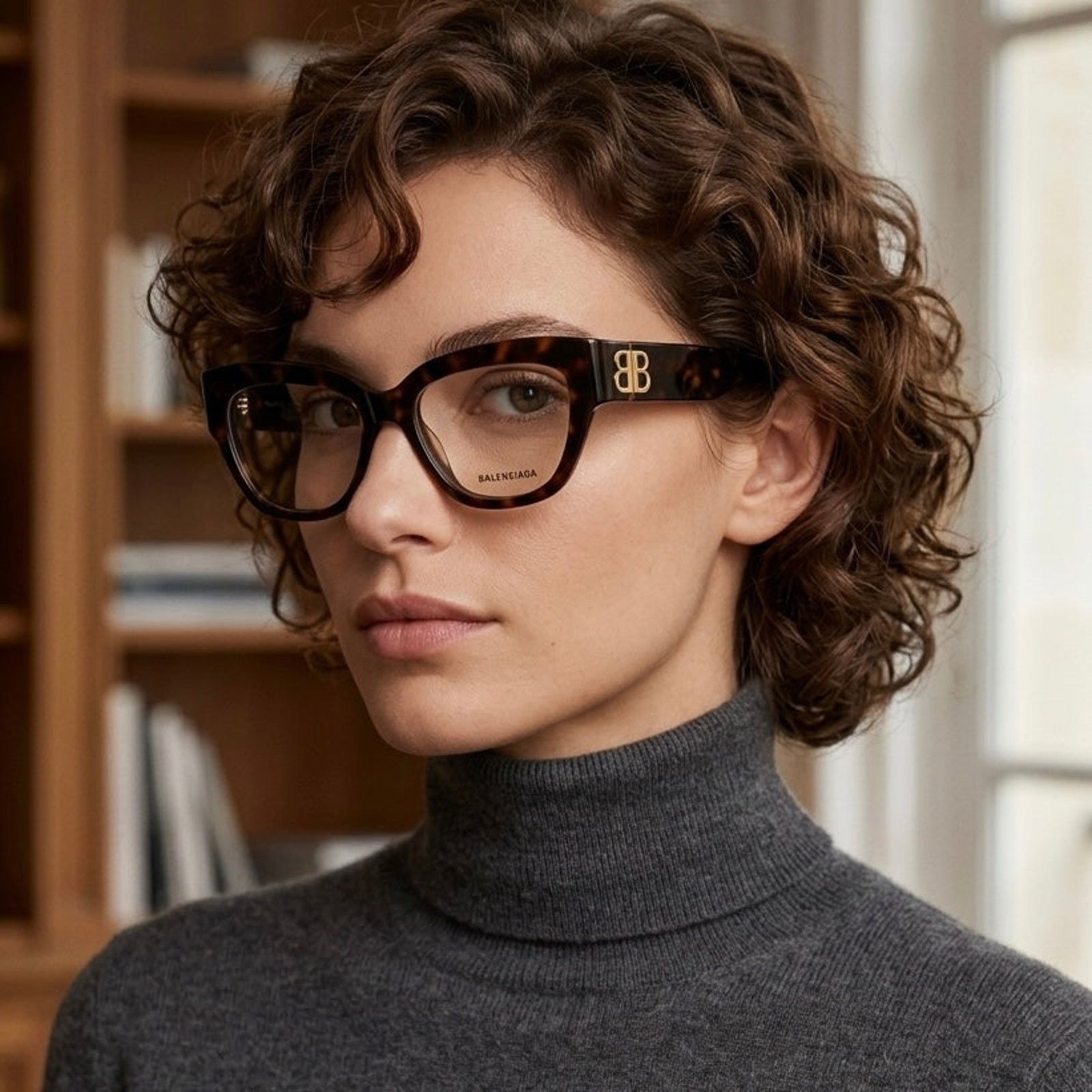Balenciaga New, BALENCIAGA Eyeglasses BB0326O 002 Authentic Size ONE SIZE - 3 Thumbnail