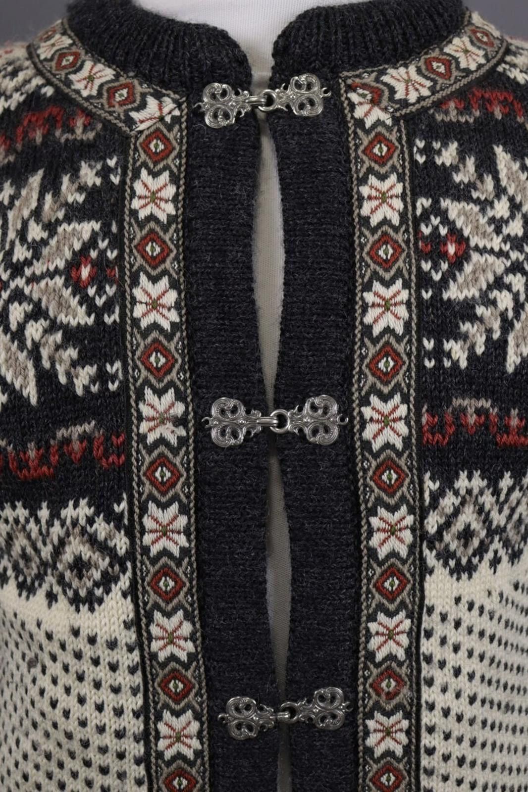 Dale Of Norway DALE OF NORWAY Classic Multicolor Clasp Ski Sweater Size XS Size US XS / EU 42 / 0 - 5 Thumbnail