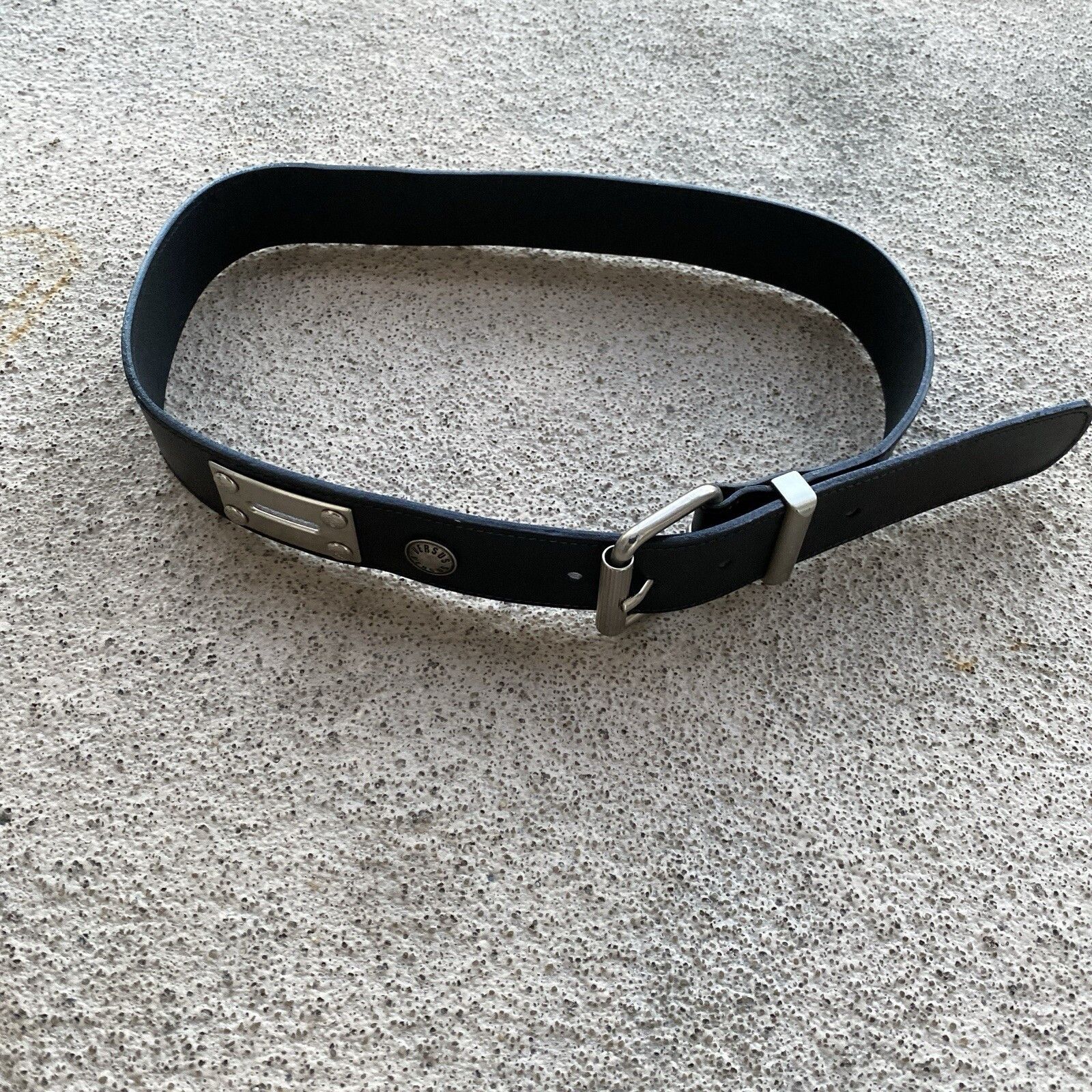 Versus Versace Versus Gianni Versace Leather Belt Big Buckle Medusa Size 30 - 3 Thumbnail