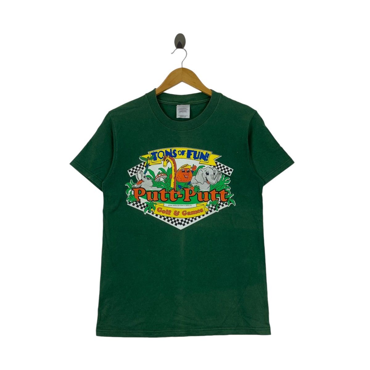 Hanes Vintage 1996 PUTT PUTT VIDEO GAMES Golf Courses Tee Shirt Size US S / EU 44-46 / 1 - 1 Thumbnail