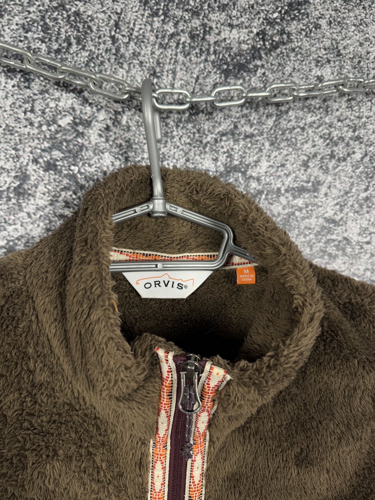 Orvis Orvis Full Zip Fleece Vest Brown Teddy Sherpa Outdoor Size M Size M / US 6-8 / IT 42-44 - 6 Thumbnail