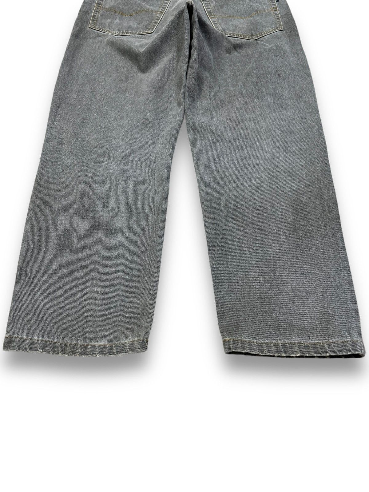 Uniqlo Vintage 90s Uniqlo Dirty Faded Loose Taper Ripped Jeans Size US 32 / EU 48 - 14 Thumbnail