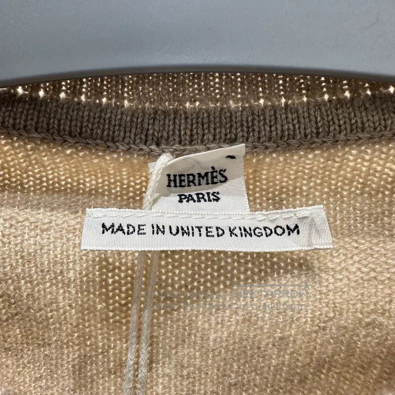 Hermes Hermes Embroidered pattern cashmere cardigan Size XS / US 0-2 / IT 36-38 - 3 Thumbnail