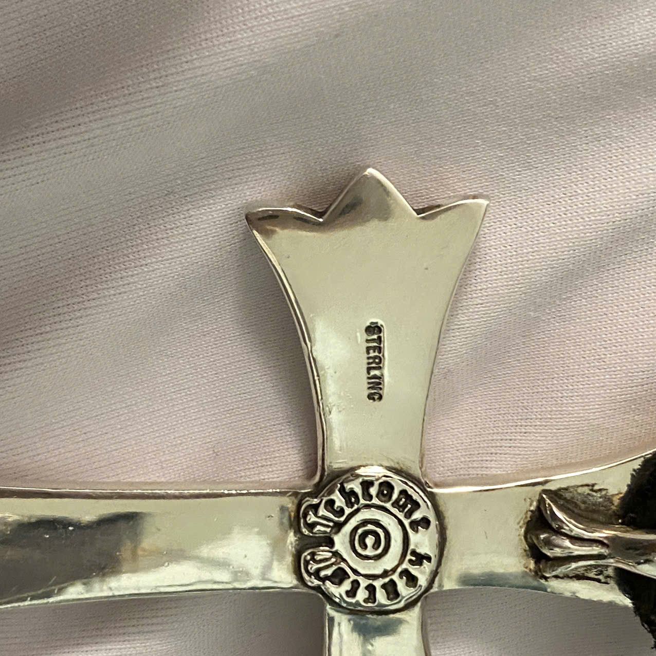 Chrome Hearts CHROME HEARTS Cross Large Pendant Top Leather Blade Boro Tip Size ONE SIZE - 9 Thumbnail