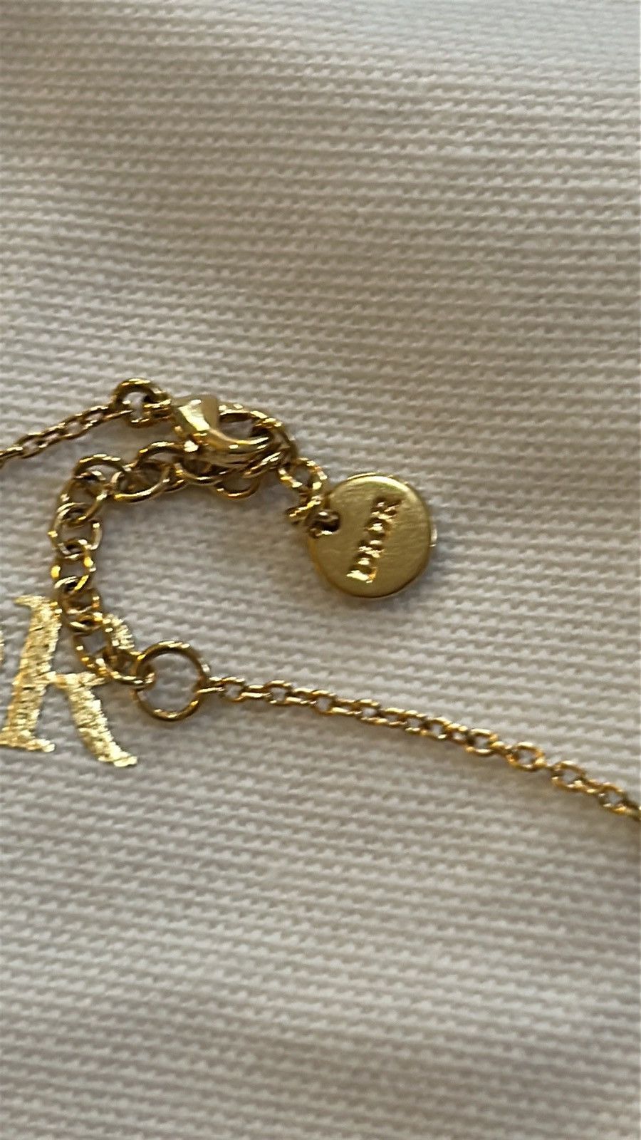 Dior Christian Dior PETIT CD BAROQUE NECKLACE Gold-Finish Metal Size ONE SIZE - 7 Thumbnail