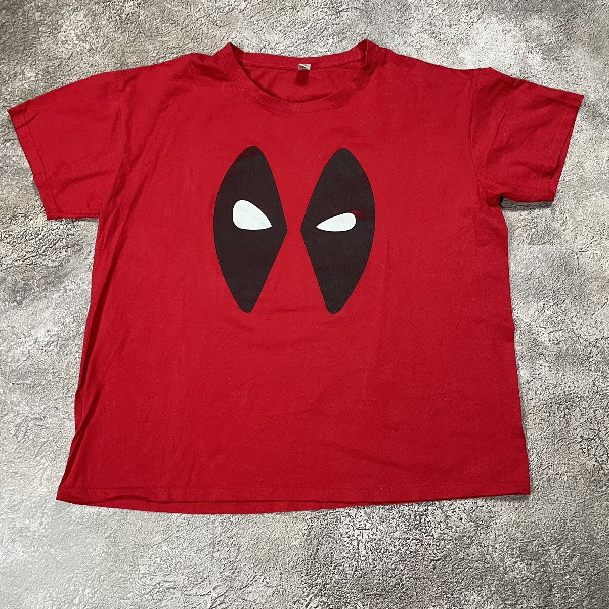 Vintage Vintage Y2K Deadpool Graphic Tee Streetwear Red Slim XXL Size US XXL / EU 58 / 5 - 3 Thumbnail