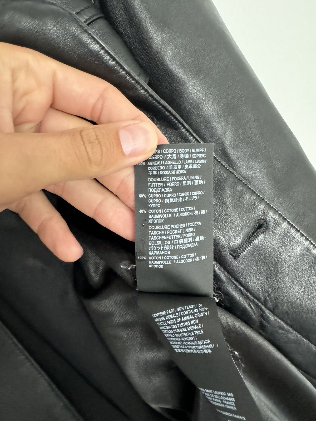 Saint Laurent Paris Lamb Leather trucker Size US L / EU 52-54 / 3 - 5 Thumbnail