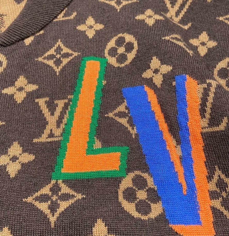 Louis Vuitton Louis Vuitton NBA brown floral full print kni 2412-Nextarrow Size US XL / EU 56 / 4 - 3 Thumbnail