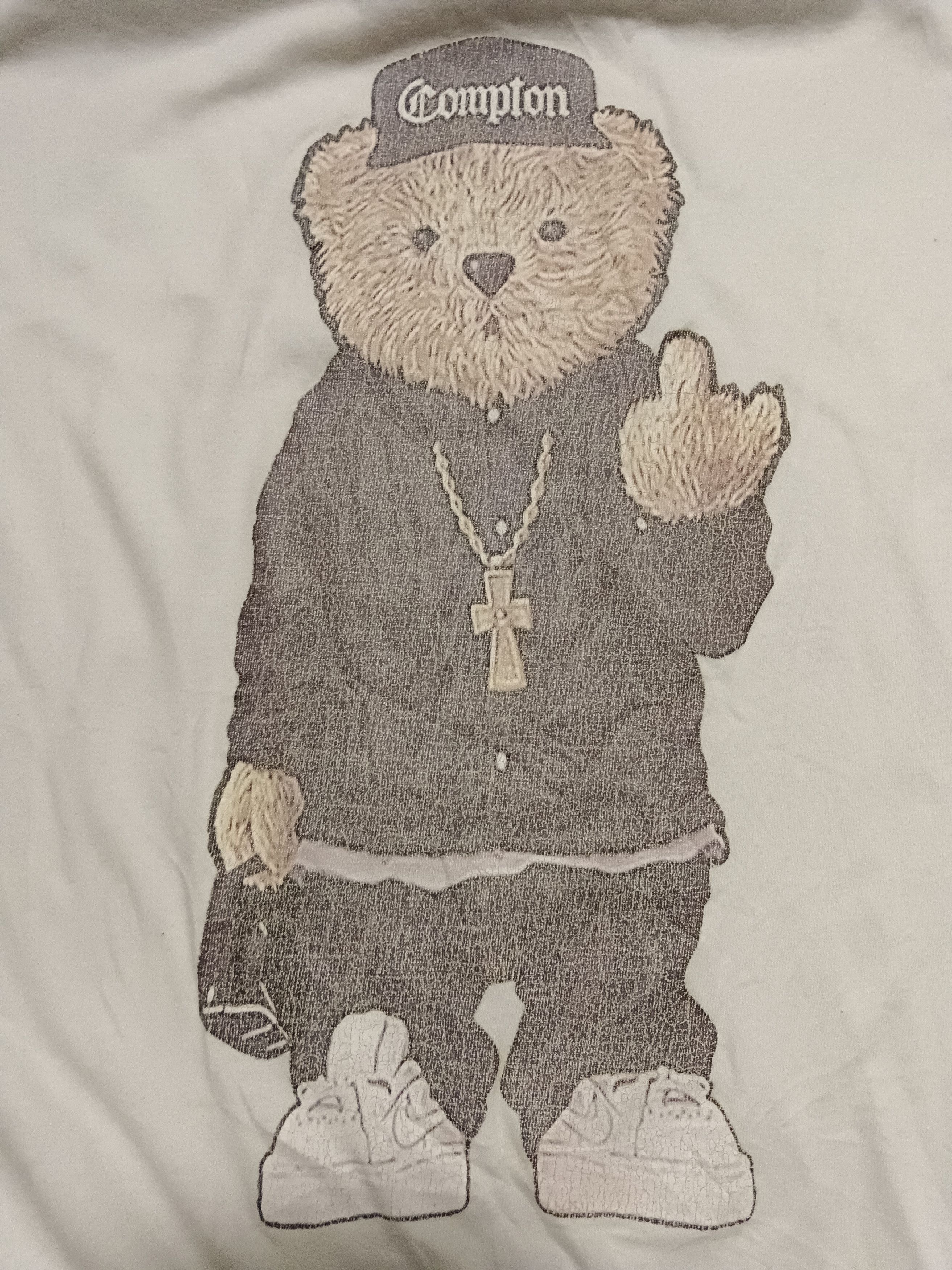 Japanese Brand Compton Bear Keya shirt Hip Hop Size US M / EU 48-50 / 2 - 2 Thumbnail