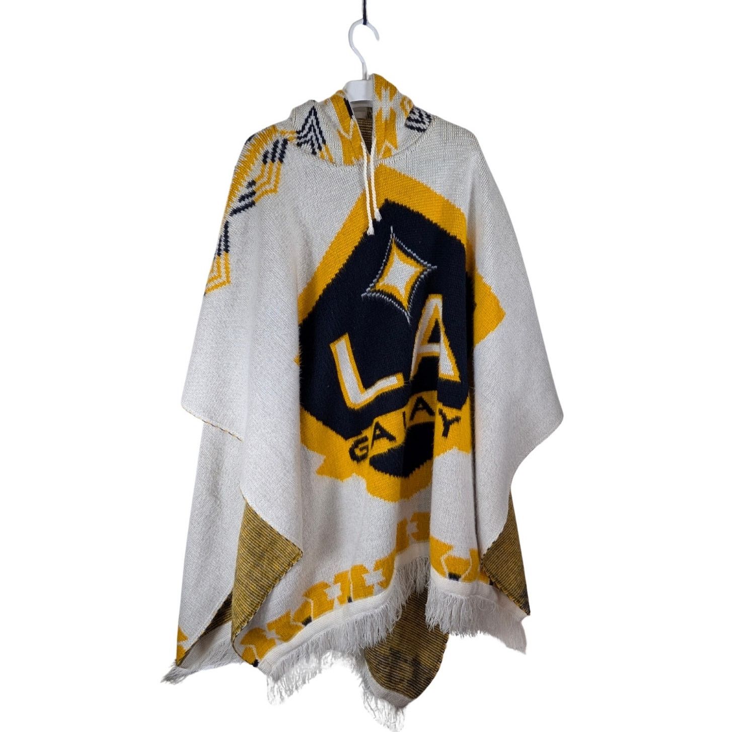 Unknown London Tedijos Ruminahui LA Galaxy Wool Blend Hooded Poncho Mens XL Size US XL / EU 56 / 4 - 2 Thumbnail