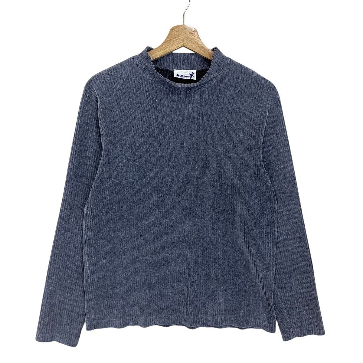 Issey Miyake Vintage 90s Hai Sporting Gear Pleat Sweater Size US M / EU 48-50 / 2 - 1 Thumbnail