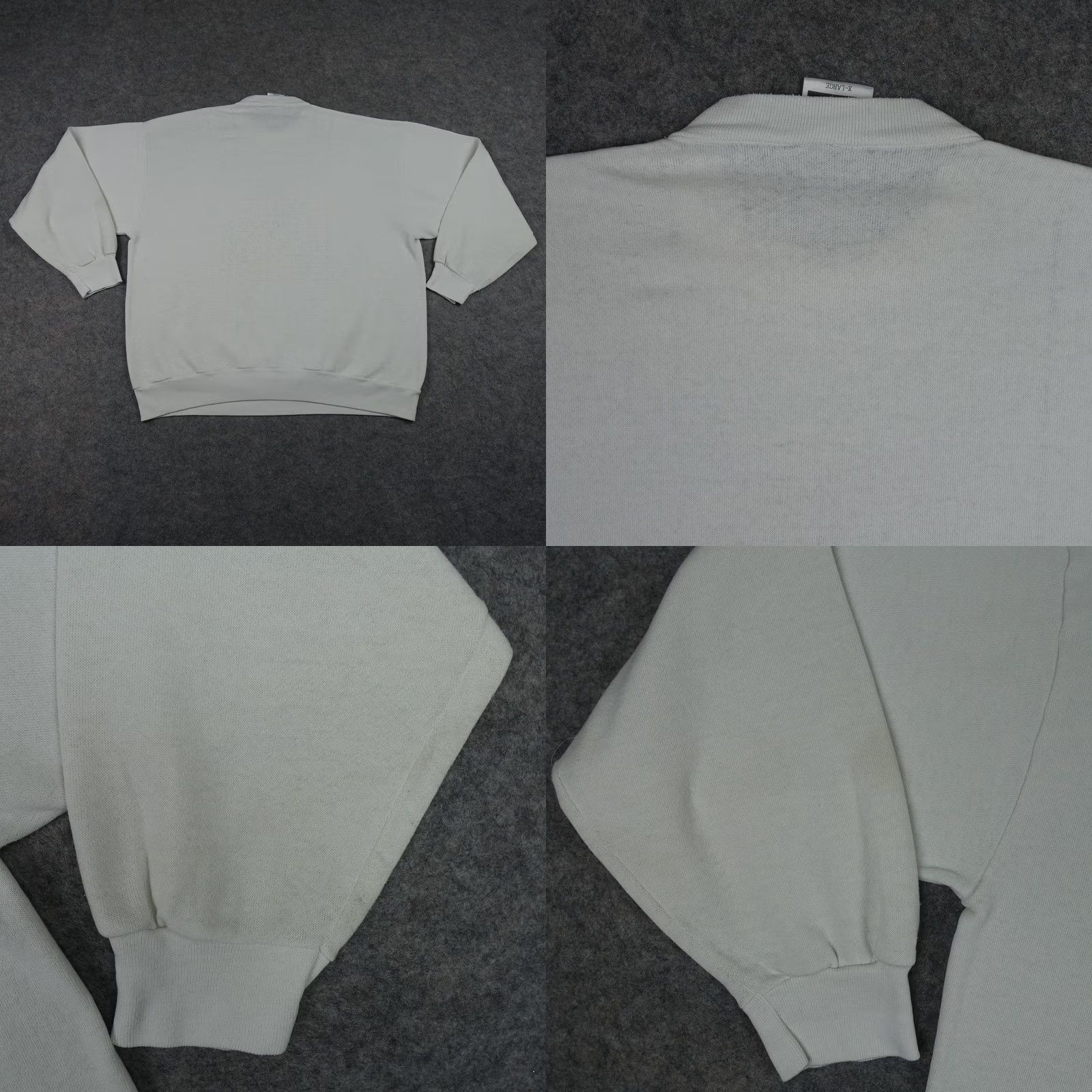 Tultex VINTAGE Tultex Sweatshirt Mens XL White Teddy Bear Sunflower Crewneck 90s VTG Size US XL / EU 56 / 4 - 9 Thumbnail