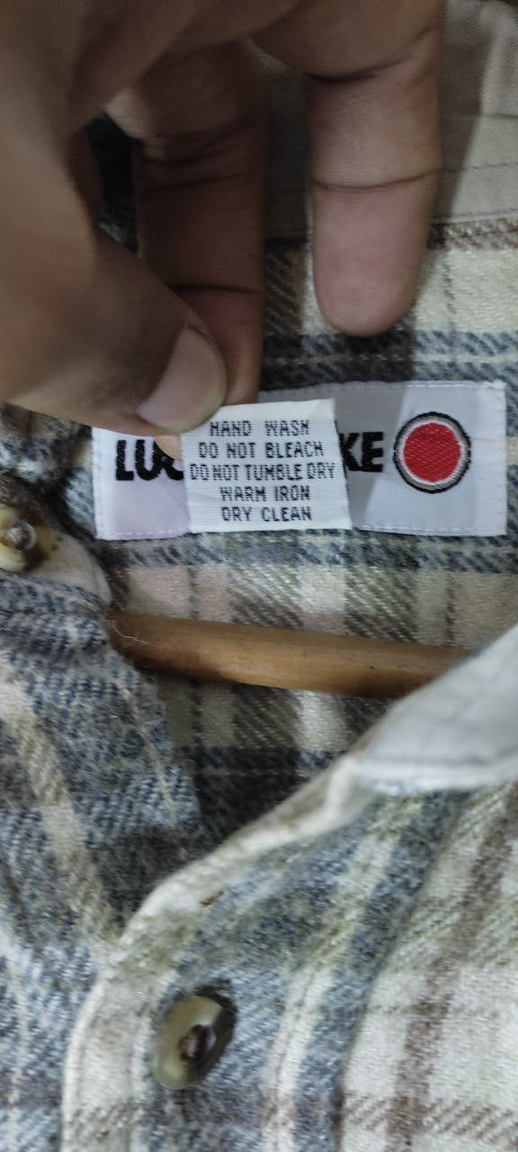 Sports Specialties VINTAGE LUCKY STRIKE FLANNEL WOOL COTTON Size US L / EU 52-54 / 3 - 10 Thumbnail