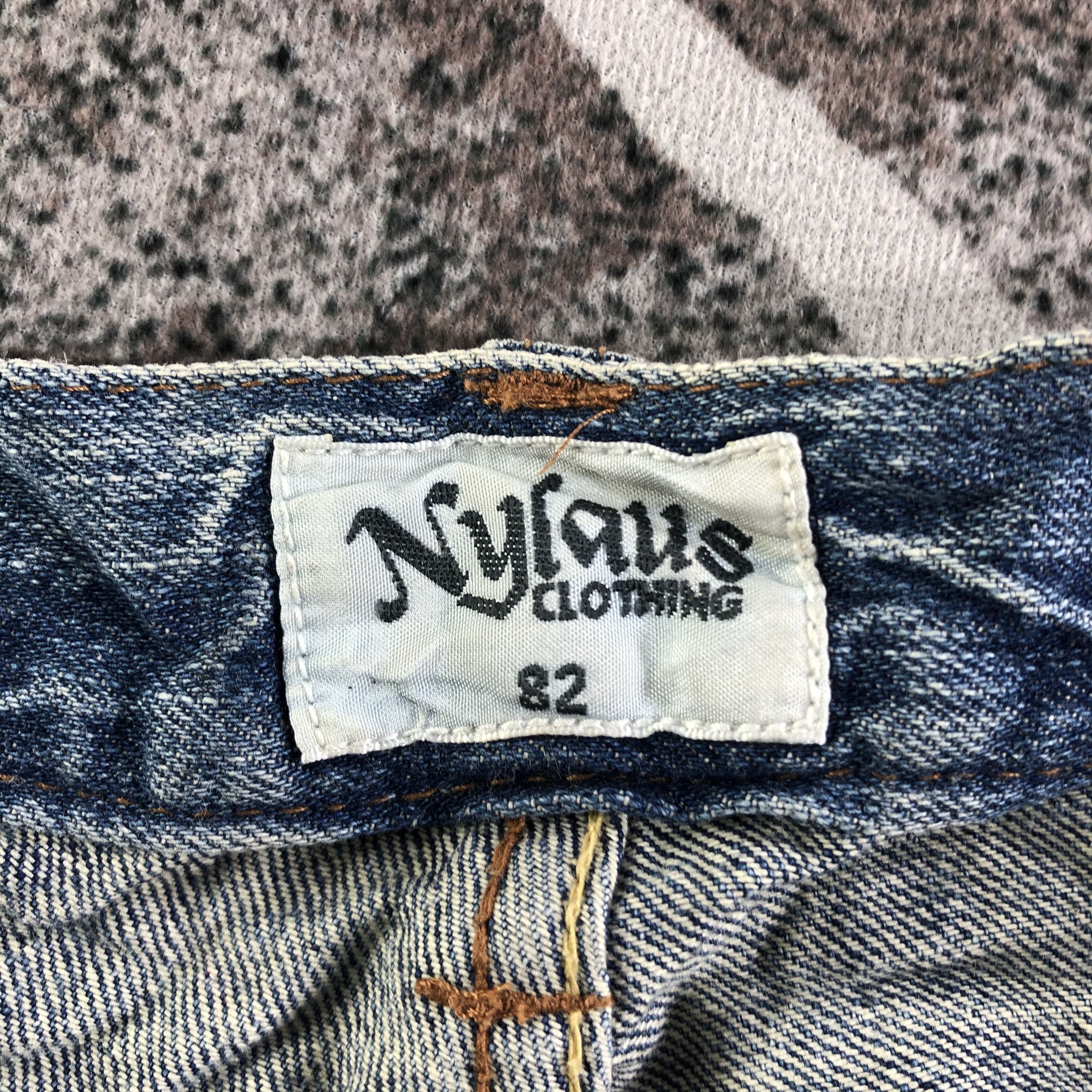 Japanese Brand Japanese Nylaus Jeans Distressed Denim KJ3083 Size US 31 - 9 Thumbnail