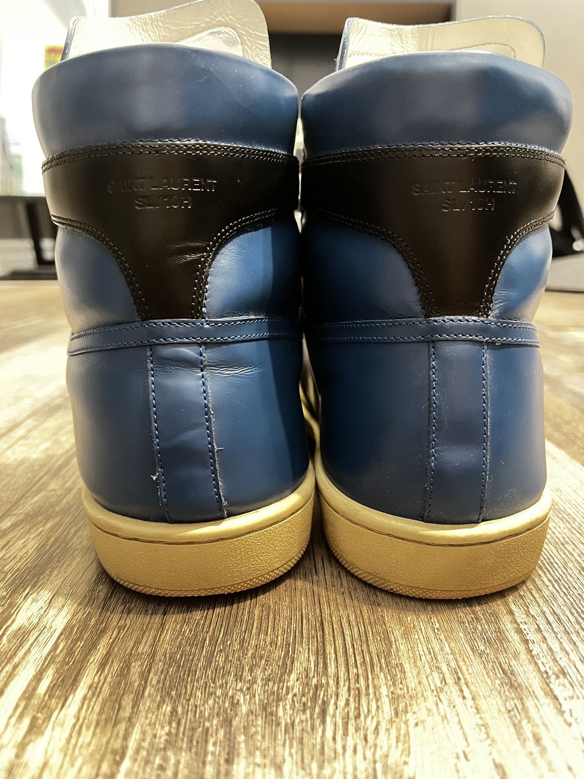 Saint Laurent Paris Saint Laurent Court Classic SL/10H high-top sneakers Size US 7.5 / EU 40-41 - 4 Thumbnail