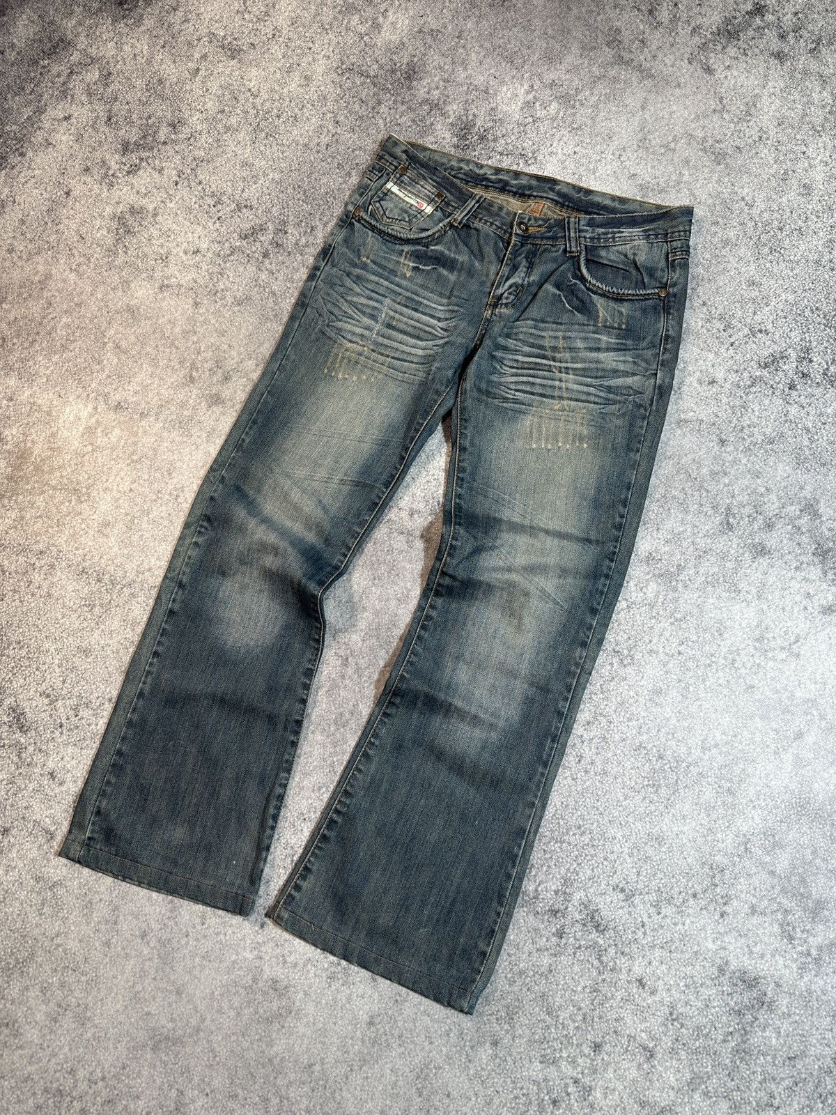 Diesel Vintage Diesel Logo Jeans Very Rare Denim USA Streetwear S Size US 30 / EU 46 - 4 Thumbnail