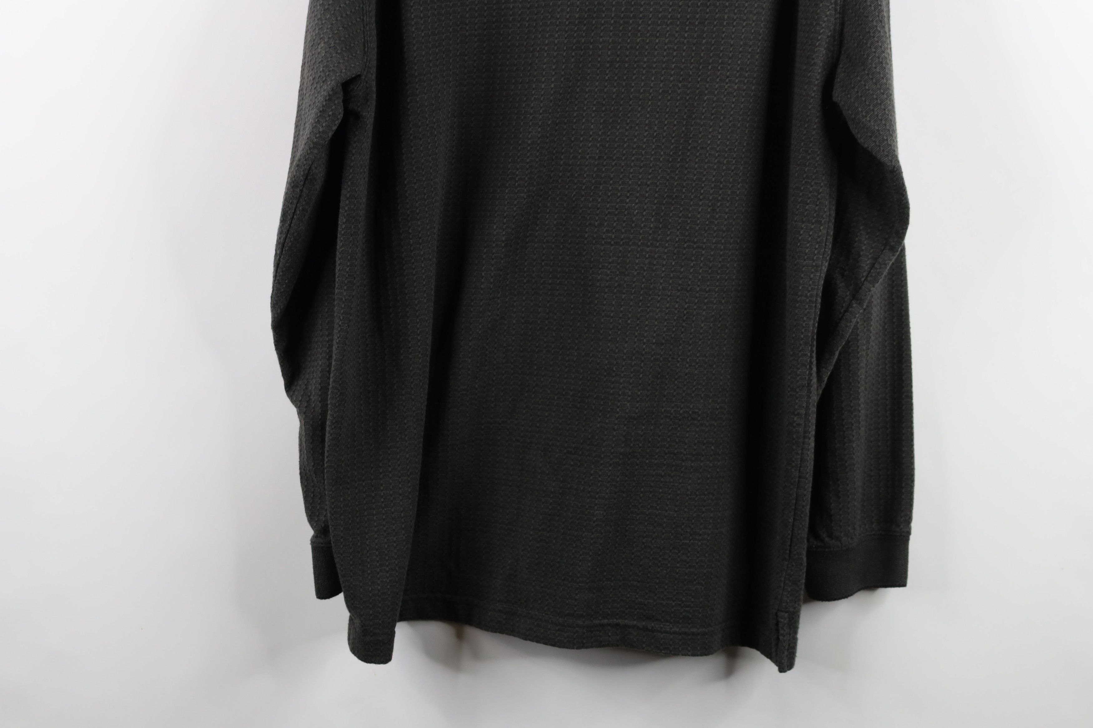 Vintage Vintage 90s Streetwear Striped Long Sleeve Rugby Polo Green Size US XL / EU 56 / 4 - 13 Thumbnail